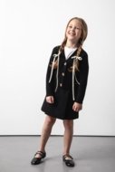 COCCODRILLO seelik BACK TO SCHOOL GIRL, must, WC5125201BSG-021-164, 164 cm