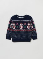 OVS BOY9-36M TRICOT 2H 30-36 BLUE 001916272