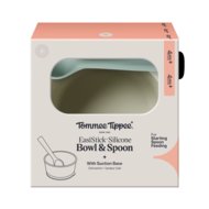 TOMMEE TIPPEE silikoonist kauss ja lusikas iminapaga, 448741