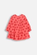 COCCODRILLO pikkade varrukatega kleit NOSTALGIC MEADOW GIRL NEWBORN, roosa, WC5128101NGN-025-086, 86 cm