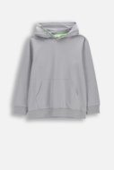 COCCODRILLO hooded pullover, grey, size