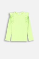 COCCODRILLO long-sleeved T-shirt ACADEMY GIRL KIDS, rohelised, ZC4143101AGK-011-092, 92 cm