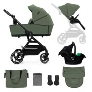 KINDERKRAFT universaalne jalutuskäru YOXI 3in1, mystic green, KSYOXI00GRE3000