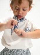 MAYORAL lühikeste varrukatega t-särk, sky bone, 3.009-89, 140 cm