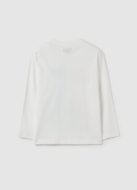OVS pikkade varrukatega t-särk, valged, 140 cm, 002094949