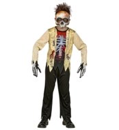 WIDMANN kostüüm Zombie skelet, suurus (128 cm / 5-7 aastat), 98256
