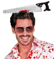WIDMANN Halloween aksessuaar - Saag "Bloody Saw in The Head", 09652