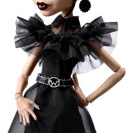 MONSTER HIGH X WEDNESDAY kollektsiooni nukk - peokleidis Wednesday, HXJ03