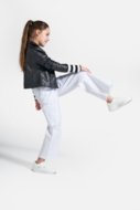 COCCODRILLO püksid JOYFUL PUNK JUNIOR, valged, WC4119101JPJ-001-