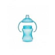 MUNCHKIN treeningpudel käepidemetega ja pehme otsikuga, Gentle Transition, sinine, 90460, 118 ml