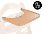 HAUCK kandik söötmistoolile ALPHA WOODEN TRAY, Natural, 550496