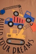 COCCODRILLO t-särgid CITY BUILDER BOY KIDS, pruun, ZC5143202CBK-018-116, 116 cm