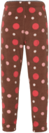 DIDRIKSONS fliispüksid MONTE, pruunid/roosa, 110 cm, 504465-493