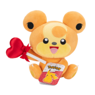 POKEMON plüüsist mänguasi Teddiursa südamega, 20 cm, PKW3664