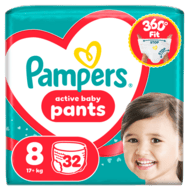 PAMPERS püksmähkmed Jumbo, suurus 8, 17+ kg, 32 tk, 81772937