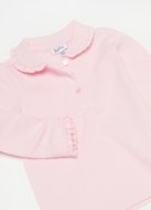 OVS pikkade varrukatega polo särk, roosa, , 001967796