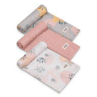 LIONELO mähkimistekk, 3 tk., Leaf, LO-BAMBOO SET