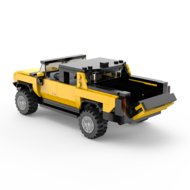 RASTAR 1:30 kokkupandav auto mudel Hummer EV, assort., oranz/kollane, 454 parts, 93700