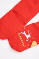 COCCODRILLO socks MERRY XMAS, punased, ZC4382202MER-009-036, 36/39 cm