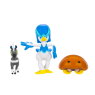 POKEMON Blitzle, Kabuto ja Quaxwell figuurid, 3 tk, PKW4094