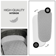 HAUCK universaalne käru COMFORT N CARE AIR SET, Dark grey, 165560
