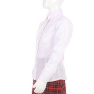 MAMAJUM klassikaline pikkade varrukatega särk tüdrukule, valge, 10-000024, 158/164 cm