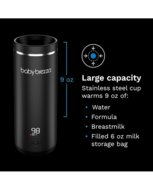 BABY BREZZA kaasaskantav pudelisoojendaja, must