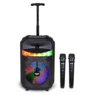 BONTEMPI juhtmevaba kõlar 2 mikrofoniga ja RGB tuledega, 49 1070