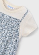 MAYORAL lühikeste varrukatega kleit, sky blue, 3.933-65, 92  cm