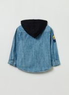 OVS BOY3-10Y SHIRTS L/S 2M 7-8 BLUE 001817593