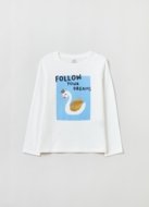OVS GIRL3-10Y T-SHIRTS L/S 2H 6-7 WHITE 001904632