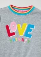 OVS GIRL3-10Y SWEATSHIRTS 2M 4-5 GREY 001822589