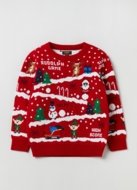 OVS BOY3-10Y TRICOT 2H 3-4 RED 001915489