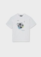 MAYORAL lühikeste varrukatega t-särk, white, 6.036-30, 152  cm