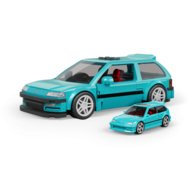 MATTEL BRICK SHOP HOT WHEELS 1:32 Honda Custom ’90 Civic EF ehituskomplekt, JHF62