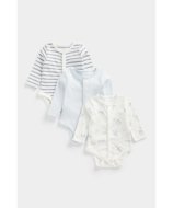 MOTHERCARE pikkade varrukatega bodi, 3 tk., CB279