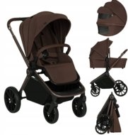 LIONELO universaalne käru MIKA PLUS 2IN1, Mocha mousse