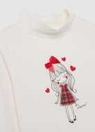 OVS Pikkade varrukatega ja kõrge kraega T-särk, 128 cm, 002495816