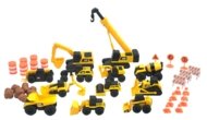 CAT ehitussõidukite komplekt koos tarvikutega Little Machines Mega Set, 83337
