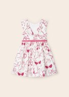 MAYORAL varrukateta kleit ja vööga 6C, natural, 3921-34