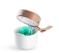 TOMMEE TIPPEE luti UV laadija ja steriliseerija NIGHTGLOW POD + lutt NIGHT GLOW ULTRALIGHT, 0-6 k., 423790