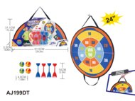 Noolemängu komplekt, 4 kleepuvat palli ja 4 kleepuvat noolt, 2503S0149