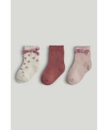 MOTHERCARE zeķes 3 gab., AX19001 NEWBORN