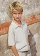 MAYORAL lühikeste varrukatega polo särk, stone, 6.162-47, 152  cm