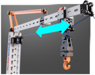 FISCHER TECHNIK konstruktor ehituskraana, 576103