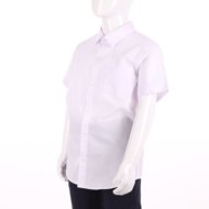 MAMAJUM lühikeste varrukatega särk 10-000011, valge, 158/164 cm
