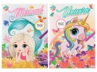 MOXY GLITTER värvimis- ja kleepsukomplekt, 150091
