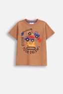 COCCODRILLO t-särgid CITY BUILDER BOY KIDS, pruun, ZC5143202CBK-018-116, 116 cm