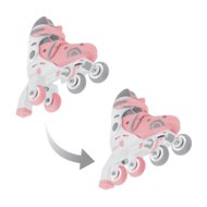 GLOBBER rulluisud Learning Skates 2 in 1, suurus 30–33, pastellroosad, 783-210