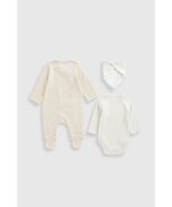 MOTHERCARE pikkade varrukatega särk, beež särk ja nokamütsike, GF294